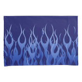 Blaue Flammen auf Feuer Kissenbezug (Vorderseite-Rechts)