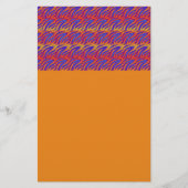 Blaue Flammen Briefpapier (Vorderseite)