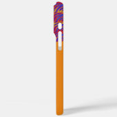 Blaue Flammen Case-Mate iPhone Hülle (Rückseite / Links)