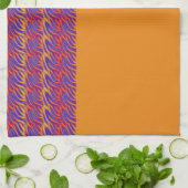 Blaue Flammen Handtuch (Gefaltet)