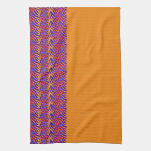 Blaue Flammen Handtuch (Vertikal)