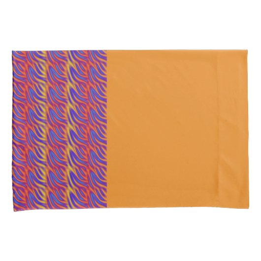 Blaue Flammen Kissenbezug (Vorderseite-Rechts)