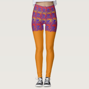 Blaue Flammen Leggings