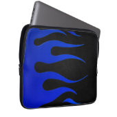 Blaue Flammen-Neopren-Laptop-Hülse Laptopschutzhülle (Vorne Rechts)