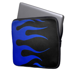 Blaue Flammen-Neopren-Laptop-Hülse Laptopschutzhülle