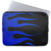 Blaue Flammen-Neopren-Laptop-Hülse Laptopschutzhülle (Vorderseite)