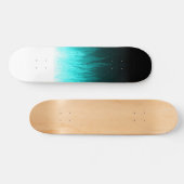 Blaue Flammen-Skateboard Skateboard (Horizontal)