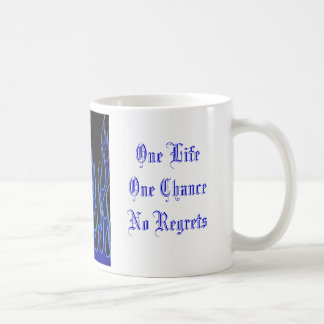 Blaue Flammen-Tasse Kaffeetasse
