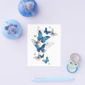 Blaue fliegende Schmetterlinge Morpho Flyer (Einzeln)
