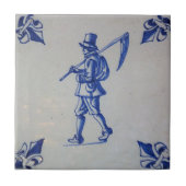 Blaue Fliese Delfts - Schablone (Vorderseite)