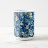 Blaue Fliese Kaffeetasse (Mittel)