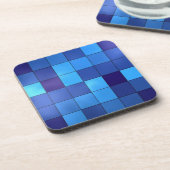 blaue Fliesen Getränkeuntersetzer (Linke Seite)