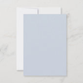 Blaue Fliesen Hochzeit Save The Date (Rückseite)