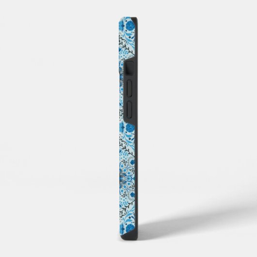 Blaue Fliesen iPhone Hülle (Linke Seite)