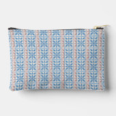 Blaue Fliesen Klein Zubehörtasche (Rückseite)