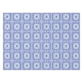 Blaue Fliesen, mediterrane Fliesen, Majolika    Tischdecke (Vorderseite (Horizontal))