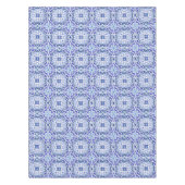 Blaue Fliesen, mediterrane Fliesen, Majolika    Tischdecke (Vorderseite)