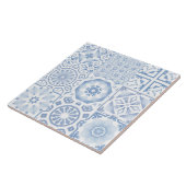 Blaue Fliesen, Mosaik, Majolika, Fliese (Seite)