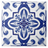 Blaue Fliesen, Mosaik, Majolika, Fliese (Vorderseite)