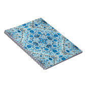 Blaue Fliesen Notizblock (Rechte Seite)