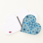 Blaue Fliesen Notizblock (Innenseite)