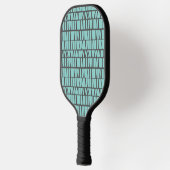 Blaue Fliesen Pickleball Schläger (Links)