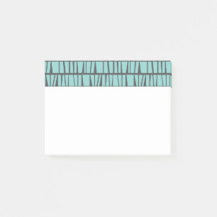 Blaue Fliesen Post-it Klebezettel