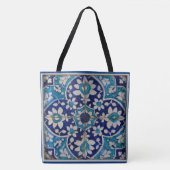 Blaue Fliesen Tasche (Vorderseite)