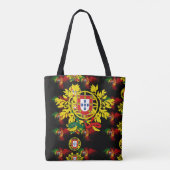 Blaue Fliesen Tasche (Rückseite)