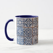 Blaue Fliesen Tasse (Links)