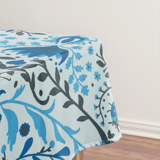 Blaue Fliesen Tischdecke (Beispiel)