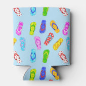 Blaue Flip Flops können kühler werden Dosenkühler (Rückseite)