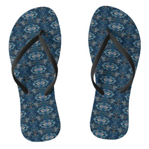 Blaue Flip Flops von Poet Adiela Akoo Badesandalen