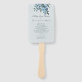 Blaue Flora Delphinium Bouquet Fächer (Vorderseite)