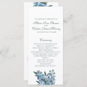 Blaue Flora Delphinium Bouquet Programm (Vorne/Hinten)