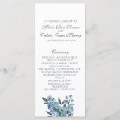 Blaue Flora Delphinium Bouquet Programm (Vorderseite)