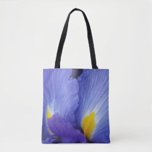 Blaue Flora Dramatisierte Blume Tasche