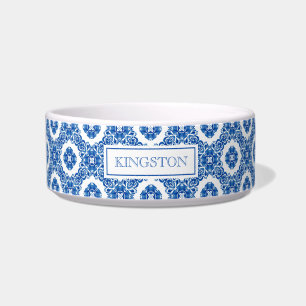 Blaue Flora Pariser Monogramm Napf