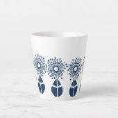 Blaue Flora und Fauna Milchtasse (Vorderseite)