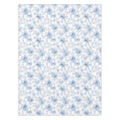 Blaue florale französische Toile  Tischdecke (Vorderseite)