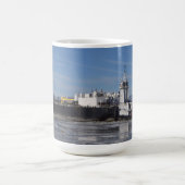 Blaue Flossen Kaffeetasse (Mittel)