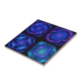 Blaue Flüster des Universums Fliese (Seite)