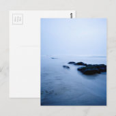 blaue Flut Postkarte (Vorne/Hinten)