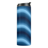 Blaue Flut Thermal Tumbler Thermosbecher (Nach links gedreht)