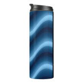 Blaue Flut Thermal Tumbler Thermosbecher (Nach rechts gedreht)