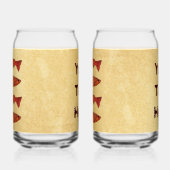 Blaue Folkloretrout/Lachs Dosenglas (Links)