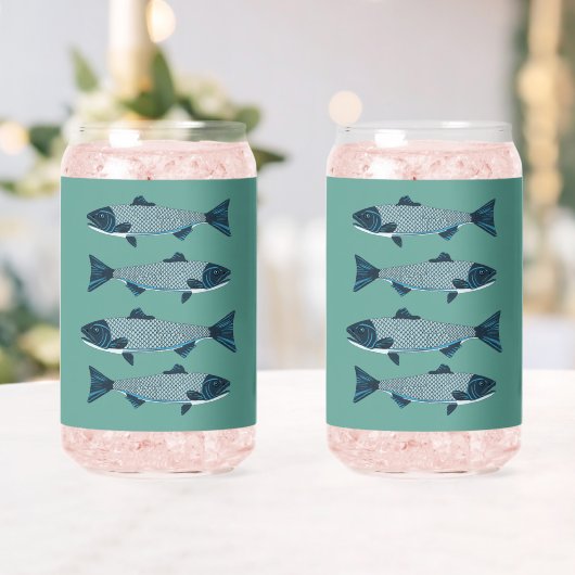 Blaue Folkloretrout/Lachs Dosenglas (Insitu (Hochzeit))