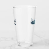 Blaue Folkloretrout/Lachs Glas (Rechts)