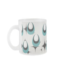 Blaue Formen Mitte Jahrhundert Moderne