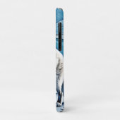 Blaue Foxenscene-Design Case-Mate iPhone Hülle (Hinten/Links)